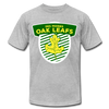 Des Moines Oak Leafs Shield T-Shirt (Premium Lightweight) - heather gray