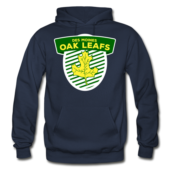 Des Moines Oak Leafs Hoodie - navy