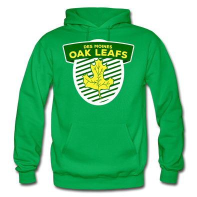 Des Moines Oak Leafs Hoodie - kelly green