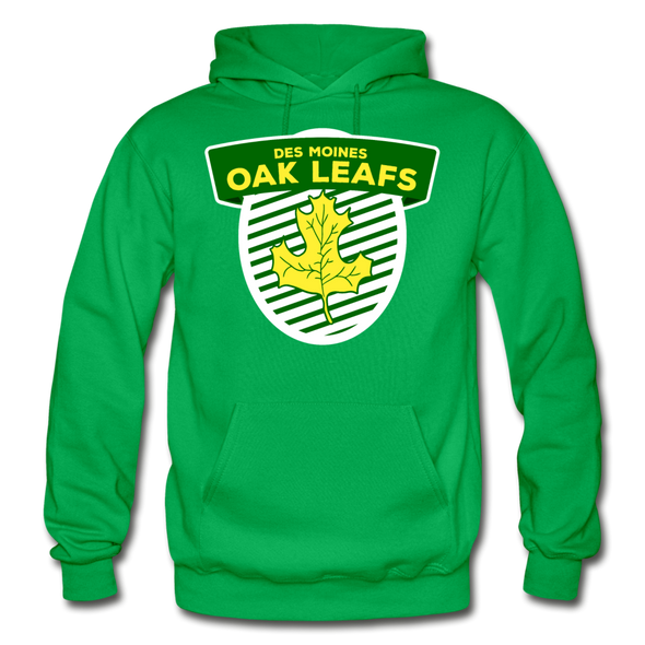 Des Moines Oak Leafs Hoodie - kelly green