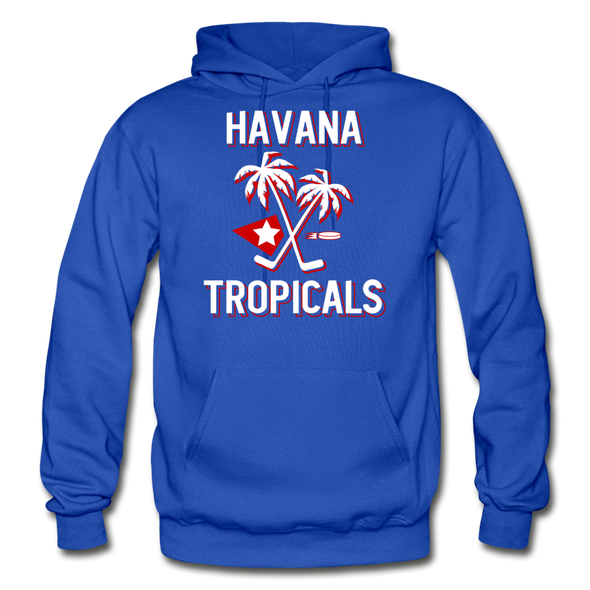 Havana Tropicals Hoodie - royal blue