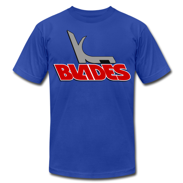 Kansas City Blades T-Shirt (Premium Lightweight) - royal blue