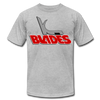 Kansas City Blades T-Shirt (Premium Lightweight) - heather gray