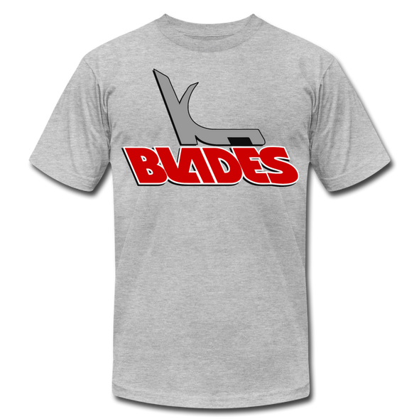 Kansas City Blades T-Shirt (Premium Lightweight) - heather gray