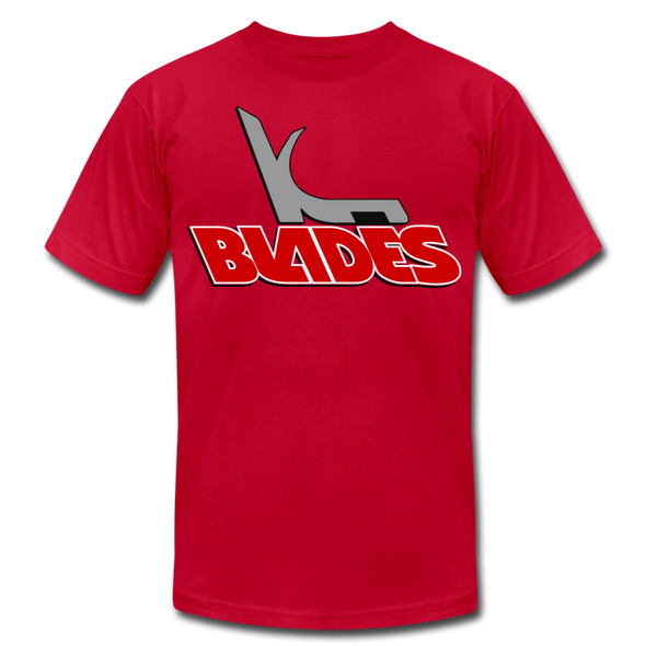 Kansas City Blades T-Shirt (Premium Lightweight) - red