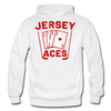 Jersey Aces Hoodie - white