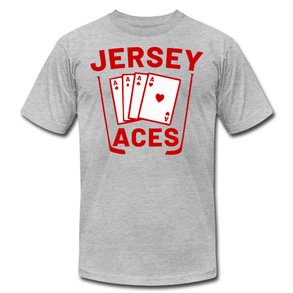 Jersey Aces T-Shirt (Premium Lightweight) - heather gray