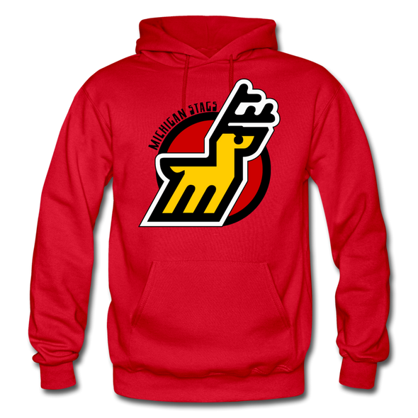 Michigan Stags Hoodie - red