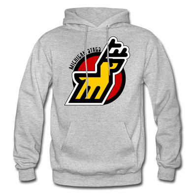 Michigan Stags Hoodie - heather gray