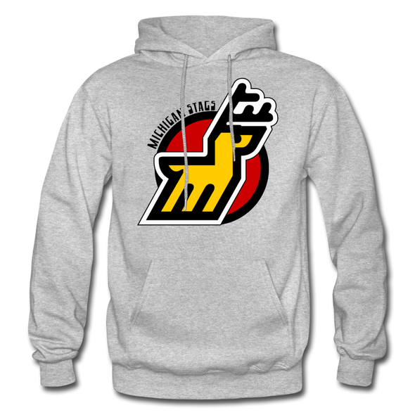 Michigan Stags Hoodie - heather gray