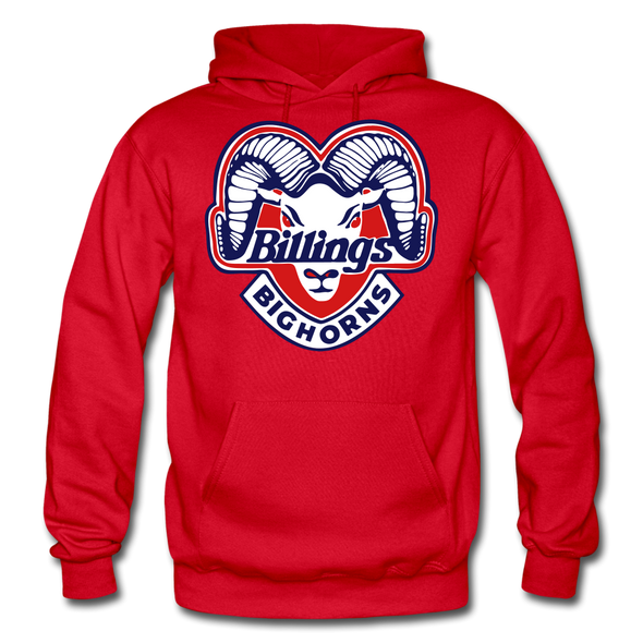 Billings Bighorns Hoodie - red