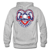 Billings Bighorns Hoodie - heather gray