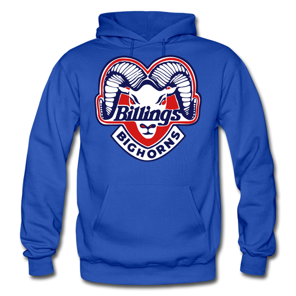 Billings Bighorns Hoodie - royal blue