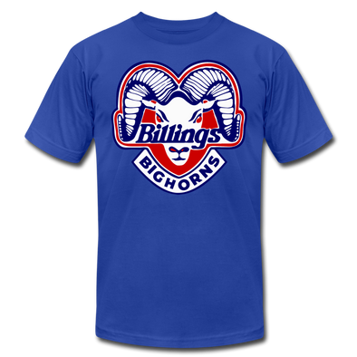 Billings Bighorns T-Shirt (Premium Lightweight) - royal blue