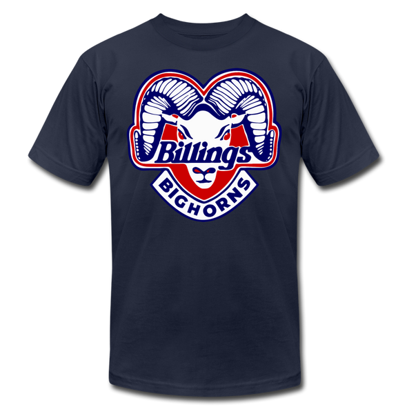 Billings Bighorns T-Shirt (Premium Lightweight) - navy