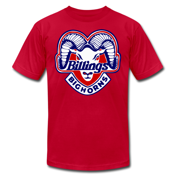 Billings Bighorns T-Shirt (Premium Lightweight) - red