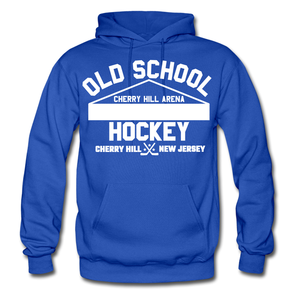 Cherry Hill Arena Old School Hockey Hoodie - royal blue