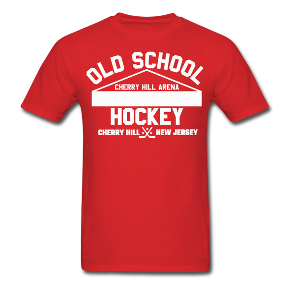 Cherry Hill Arena Old School Hockey T-Shirt - red