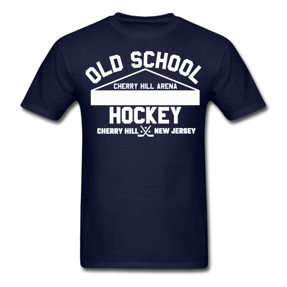 Cherry Hill Arena Old School Hockey T-Shirt - navy