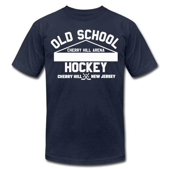 Cherry Hill Arena Old School Hockey T-Shirt (Premium Lightweight) - navy