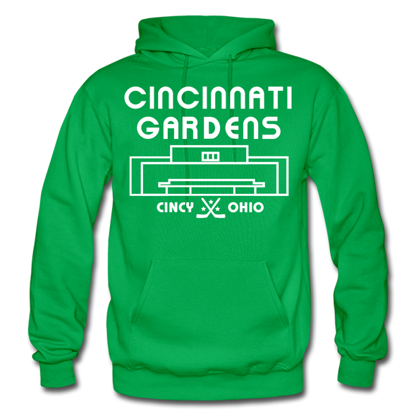 Cincinnati Gardens Hoodie - kelly green