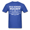 Cincinnati Gardens Old School Hockey T-Shirt - royal blue