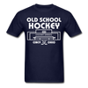 Cincinnati Gardens Old School Hockey T-Shirt - navy