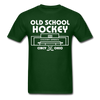 Cincinnati Gardens Old School Hockey T-Shirt - forest green