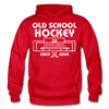 Cincinnati Gardens Old School Hockey Hoodie - red