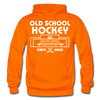 Cincinnati Gardens Old School Hockey Hoodie - orange