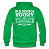 Cincinnati Gardens Old School Hockey Hoodie - kelly green