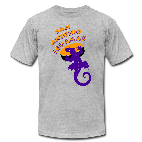 San Antonio Iguanas T-Shirt (Premium Lightweight) - heather gray