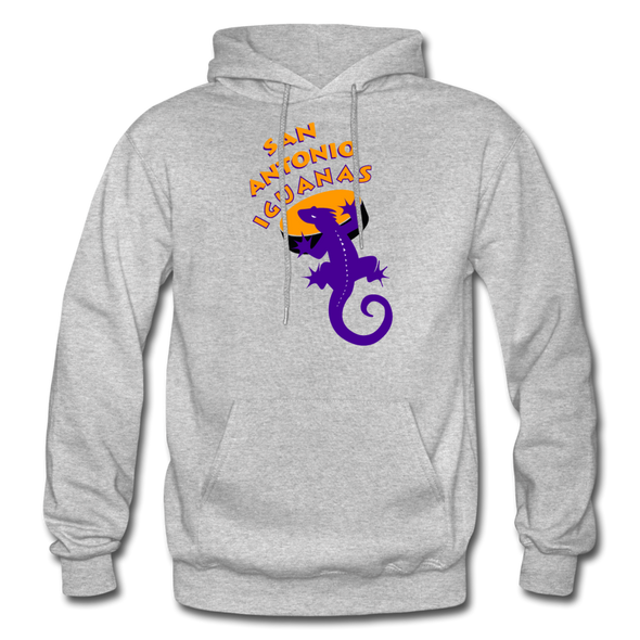 San Antonio Iguanas Hoodie - heather gray