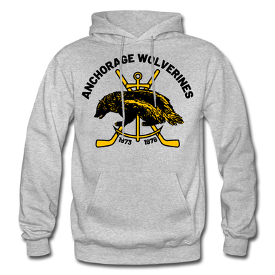 Anchorage Wolverines Hoodie - heather gray