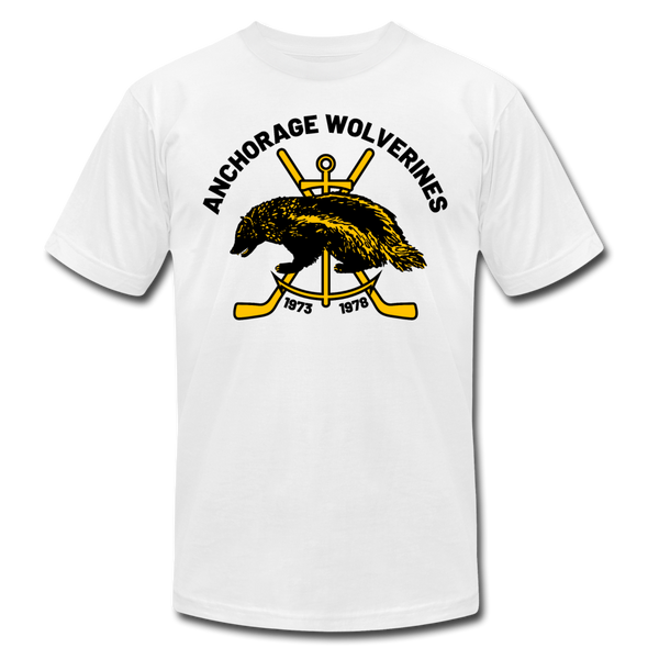 Anchorage Wolverines T-Shirt (Premium Lightweight) - white