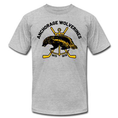 Anchorage Wolverines T-Shirt (Premium Lightweight) - heather gray