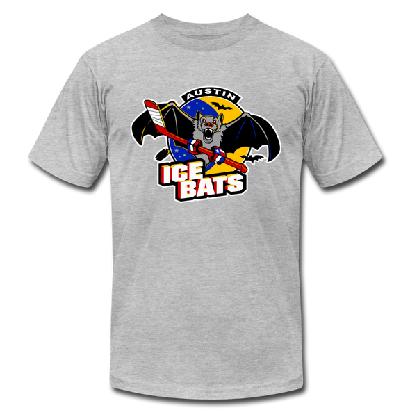 Austin Ice Bats T-Shirt (Premium Lightweight) - heather gray