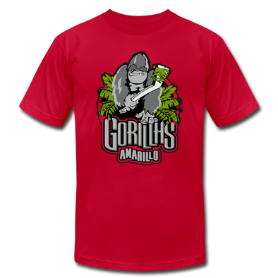 Amarillo Gorillas T-Shirt (Premium Lightweight) - red