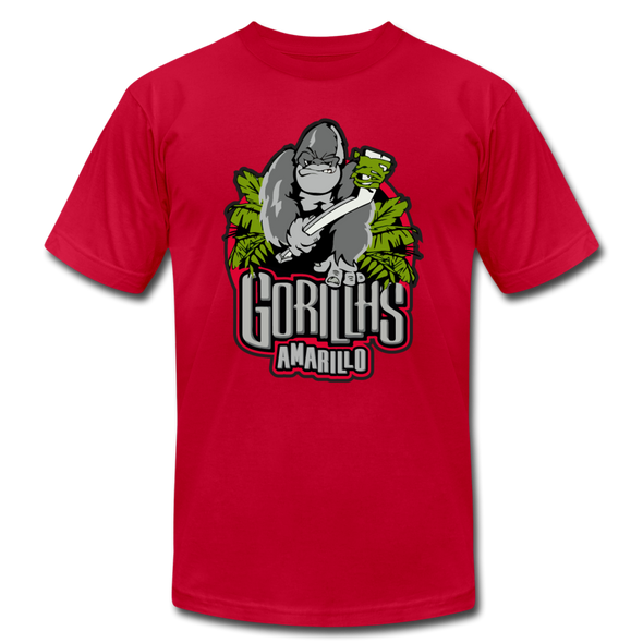 Amarillo Gorillas T-Shirt (Premium Lightweight) - red