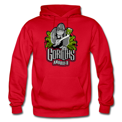 Amarillo Gorillas Hoodie - red