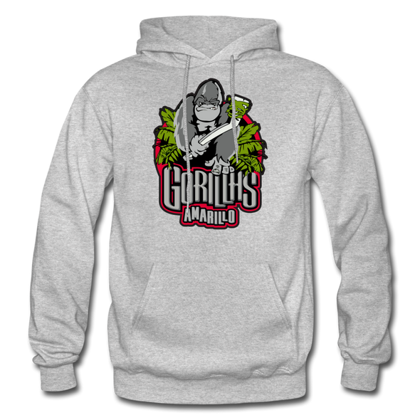 Amarillo Gorillas Hoodie - heather gray