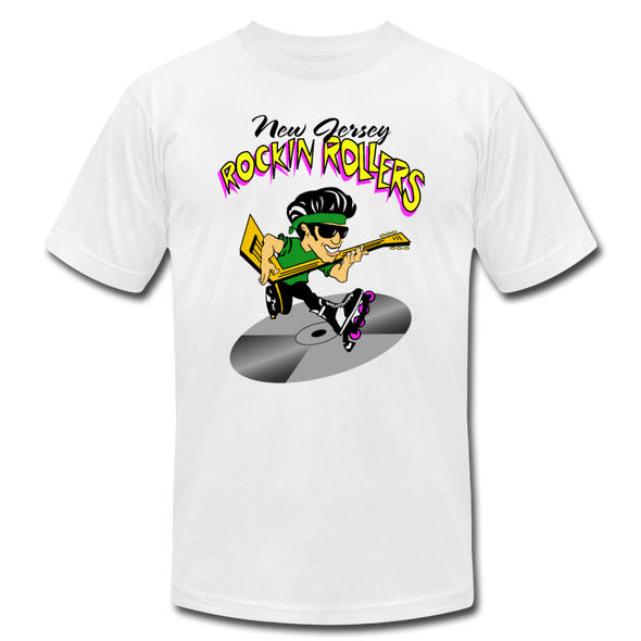 New Jersey Rockin Rollers T-Shirt (Premium Lightweight) - white