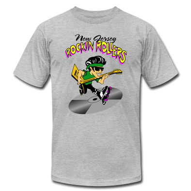 New Jersey Rockin Rollers T-Shirt (Premium Lightweight) - heather gray