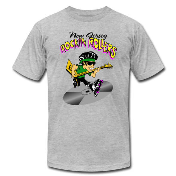 New Jersey Rockin Rollers T-Shirt (Premium Lightweight) - heather gray