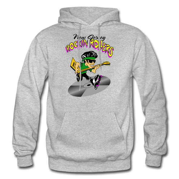 New Jersey Rockin Rollers Hoodie - heather gray