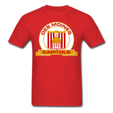 Des Moines Capitols T-Shirt - red