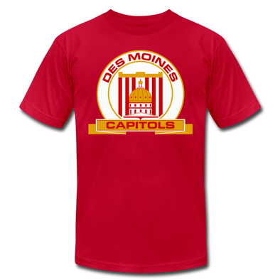 Des Moines Capitols T-Shirt (Premium Lightweight) - red