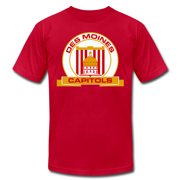 Des Moines Capitols T-Shirt (Premium Lightweight) - red