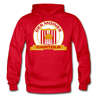 Des Moines Capitols Hoodie - red