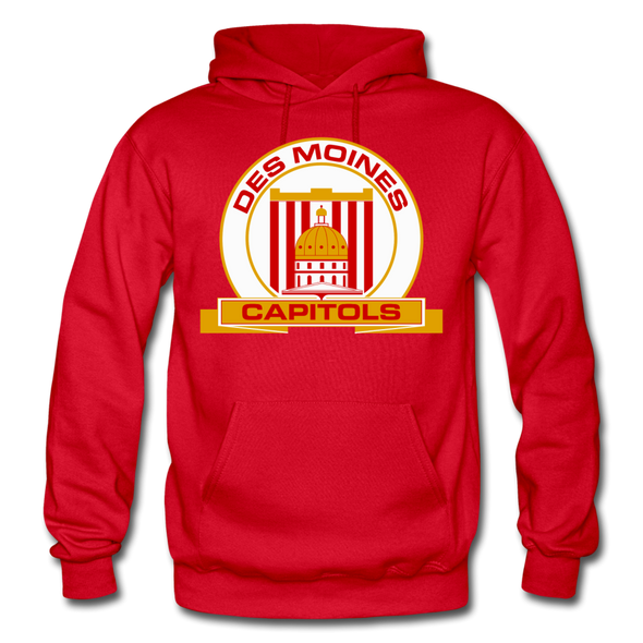 Des Moines Capitols Hoodie - red